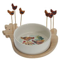 Подставка для закусок, 160 мл, L17 W17 H11 см оптом