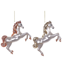 Украшение новогоднее "Лошадь", L11,5 W3 H9 см, 2в. оптом