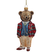 Украшение новогоднее "Медведь", L7,5 W6 H17 см оптом