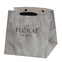 Пакет подарочный M (бумага 210г/м2, блок 12шт), L27 W27 H27 см оптом