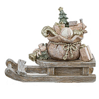 Фигурка декоративная "Мешок с подарками", L12 W5,5 H9,5 см оптом