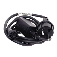 Шнур с адаптером и вилкой для уличной гирлянды, D 0,5 см L150 W3 H2 см оптом