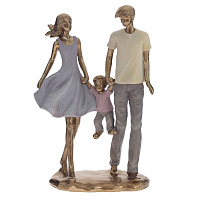 Фигурка декоративная "Семья", L17 W7 H24,5 см оптом