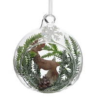 Украшение новогоднее "Шар", L8 W7 H9 см оптом