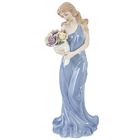 Фигурка декоративная "Девушка", L10 W7 H28 см оптом