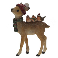 Фигурка декоративная "Олень", L10 W4,5 H14 см оптом