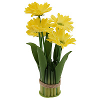 Цветочная композиция "Гербера", L17 W16 H30 см оптом