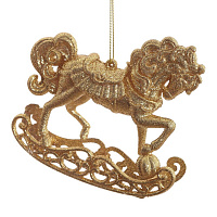 Украшение новогоднее "Лошадка", L11 W2,5 H9,5 см оптом