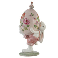 Фигурка декоративная "Заяц с яйцом", L11 W7,5 H20 см оптом