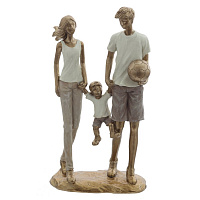 Фигурка декоративная "Семья", L13,5 W7 H24,5 см оптом