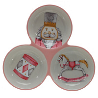 Менажница "Лошадка", L20 W19 H3 см оптом