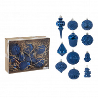 Набор из 12шт Украшение новогоднее "Шар", L22 W17 H7 см оптом