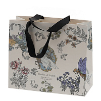 Пакет подарочный M (бумага 250г/м2, блок 12шт), L30 W12 H26 см оптом