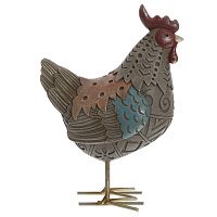 Фигурка декоративная "Курица", L11 W6,5 H15 см оптом