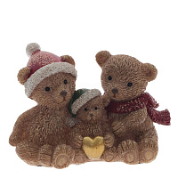 Фигурка декоративная "Мишки", L10,5 W4,5 H6,5 см оптом