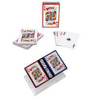 Игра настольная 2 в 1 (карты, кости), L15 W9 H2 см оптом