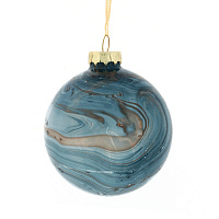 Украшение новогоднее Шар "Океан", D 8 см, L8 W8 H8 см оптом