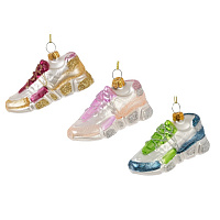 Украшение новогоднее "Кроссовок", L9,5 W3,5 H4,5 см, 3в. оптом