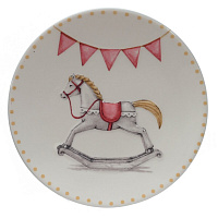 Тарелка "Лошадка", L15 W15 H1,5 см оптом