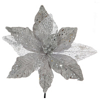 Цветок искусственный "Пуансеттия", L48 W48 H38 см оптом