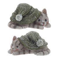 Фигурка декоративная "Котенок", L10 W6,5 H5,5 см, 2в. оптом