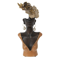 Фигурка декоративная "Африканка", L11 W5 H25 см оптом