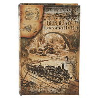 Шкатулка-книга с кодовым замком, L18 W7 H27 см оптом