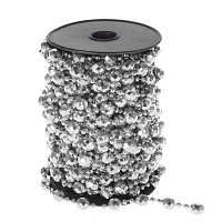 Украшение новогоднее "Бусы", D 0.8 см, L1000 W0,8 H0,8 см оптом