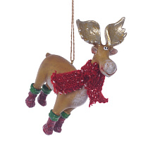 Фигурка декоративная подвесная "Олень", L8 W4,5 H13 см оптом