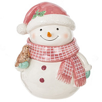 Конфетница "Снеговик", 1400 мл, L17 W15 H22 см оптом