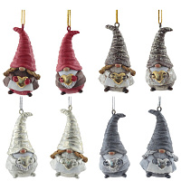 Изделие декоративное подвесное "Гном", L2,5 W3 H5,5 см, 8в. оптом