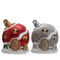 Фигурка декоративная "Домик" с подсветкой (АААх3, н/п) , L29 W32 H37 см, 2в. оптом