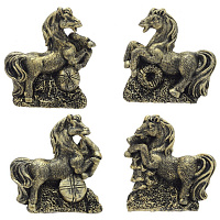 Магнит "Лошадка", L6 W1,5 H7 см, 4в. оптом