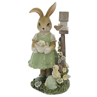 Фигурка декоративная "Зайка", L7 W8,5 H15 см оптом