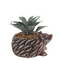 Цветочная композиция "Суккулент", L14 W12 H12 см, оптом