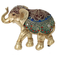 Фигурка декоративная "Слон", L18 W6 H14 см оптом