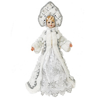 Снегурочка с емкостью для конфет, L22 W16 H53 см оптом
