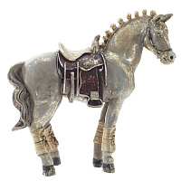 Фигурка декоративная "Лошадь", L13 W3,5 H12,5 см оптом