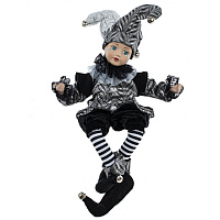 Изделие декоративное "Клоун", сидячий L15 W28 H29 см, полный рост 50 см оптом