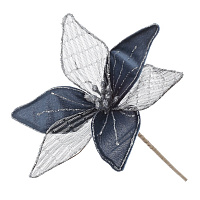 Цветок искусственный "Пуансеттия", L15 W15 H35 см оптом