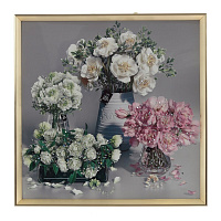 Панно с кристальным декором, L52,5 W2,5 H52,5 см оптом