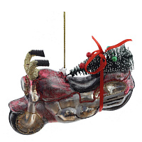 Украшение новогоднее "Мотоцикл", L12 W3 H7 см оптом
