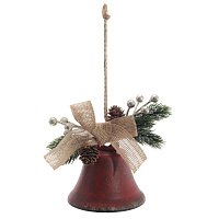 Изделие декоративное подвесное "Колокольчик", L14 W10 H14 см оптом