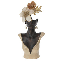 Фигурка декоративная "Африканка", L15 W7,5 H32,5 см оптом