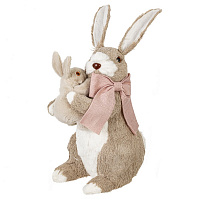Фигурка декоративная "Заяцы", L23,5 W17 H39 см оптом