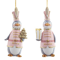 Фигурка декоративная подвесная "Пингвин",   L5 W4,5 H12 см, 2в. оптом