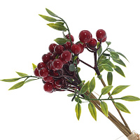 Ветки искусственные "Букет Рябины", L6 W6 H25 см оптом