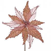 Цветок искусственный "Пуансеттия", L38 W38 H39 см оптом