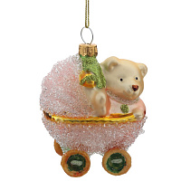 Украшение новогоднее "Медвежонок", L7 W5 H8,5 см оптом