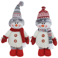 Игрушка набивная "Снеговик", L19 W12 H50 см, 2в. оптом